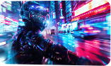 KI-Neon-Visualisierung Beispiel