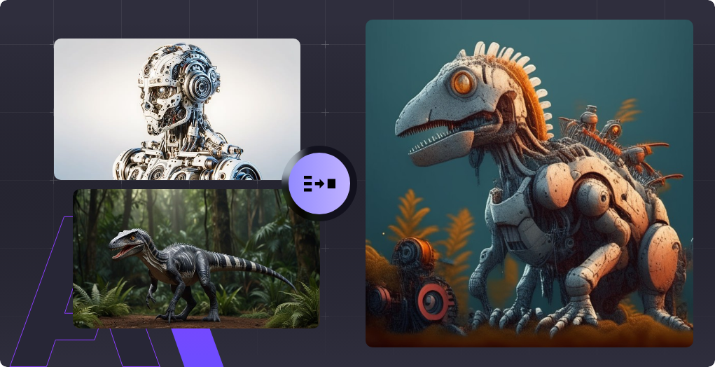 Vidmud AI Image Mixer Beispiel-2
